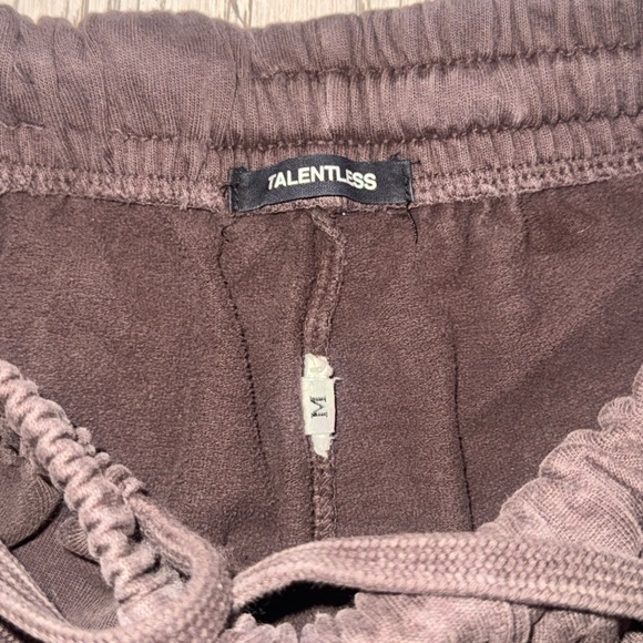 Talentless chocolate brown sweatpants jogger medium heavyweight premium cotton - Picture 3 of 7